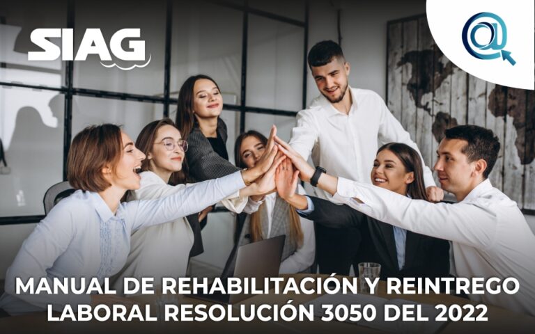 Manual De Rehabilitación y Reintegro Laboral Resolución 3050 del 2022 ...