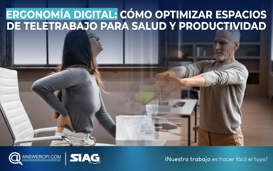 ergonomía digital: cómo optimizar espacios de teletrabajo para salud y productividad la ergonomía digital se ha posicionado como un factor clave en el bienestar de los trabajadores remotos. optimizar el espacio de teletrabajo no es un lujo, sino una necesidad estratégica. la ergonomía digital adapta el entorno tecnológico y físico a las necesidades humanas.