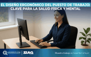 La forma en que está diseñado el puesto de trabajo incide directamente en la salud física y mental de las personas. Las malas posturas, espacios inadecuados y equipos mal ubicados son detonantes de trastornos musculoesqueléticos y estrés. Promover condiciones mínimas de ergonomía es una responsabilidad compartida entre empleadores y trabajadores.