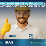 Trabajar en Seguridad y Salud en el Trabajo (SST) en Colombia implica estar en constante movimiento. Así tengas un plan anual estructurado, la realidad es que siempre aparecen nuevas resoluciones, circulares o lineamientos del Ministerio del Trabajo o la ARL que te obligan a replantear lo que ya tenías organizado. Y no se trata solo de leer la norma: hay que interpretarla, ver si aplica, ajustar procedimientos, formatos, capacitar personal y muchas veces hasta rehacer cronogramas. En este blog te compartimos consejos reales y aplicables para mantenerte actualizado con la normatividad en SST sin morir en el intento, adaptarte sin frustrarte y seguir cumpliendo con los requisitos legales vigentes en Colombia.