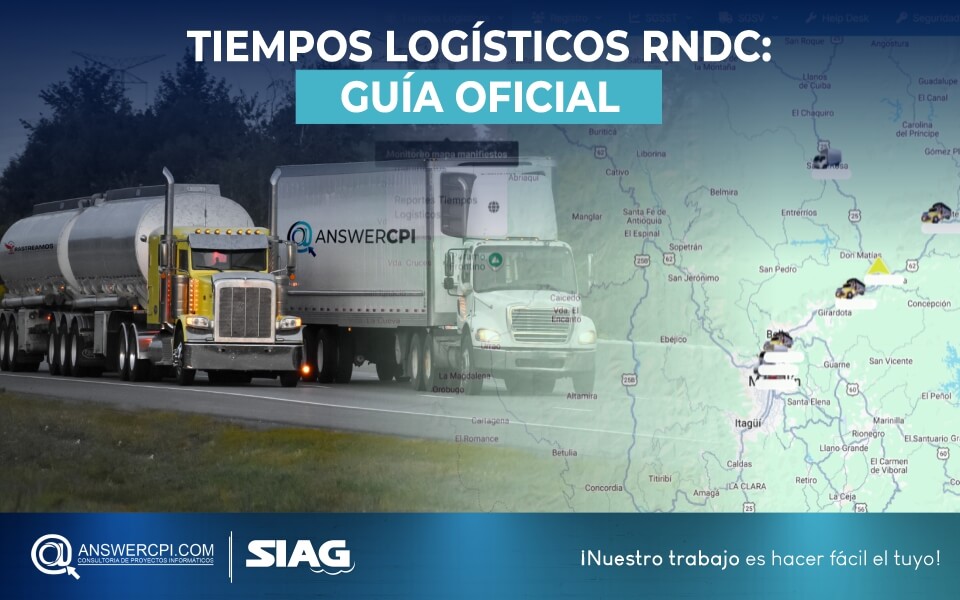 Guía completa sobre el registro de tiempos logísticos en el RNDC según la Resolución 20243040058015 de 2024.